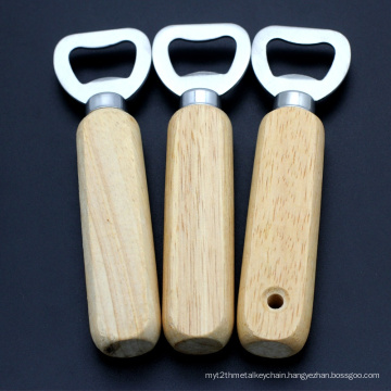 Wholesale Cheap Custom Wooden Beer Blank Wood Handle Bottle Opener